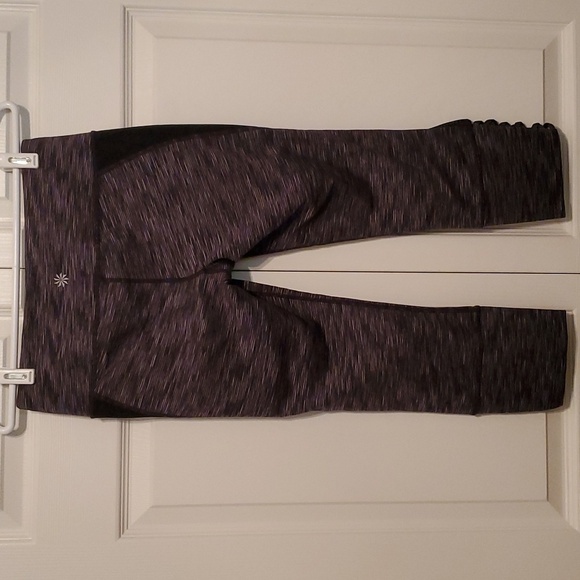 Athleta Mesh Mind Over Mat Active Crop Pants Size Small - Picture 5 of 8